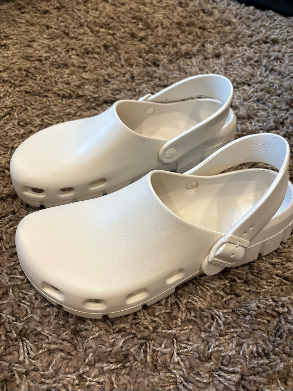 Birki Flow Men’s White 42 Birkenstocks Sandals Clogs